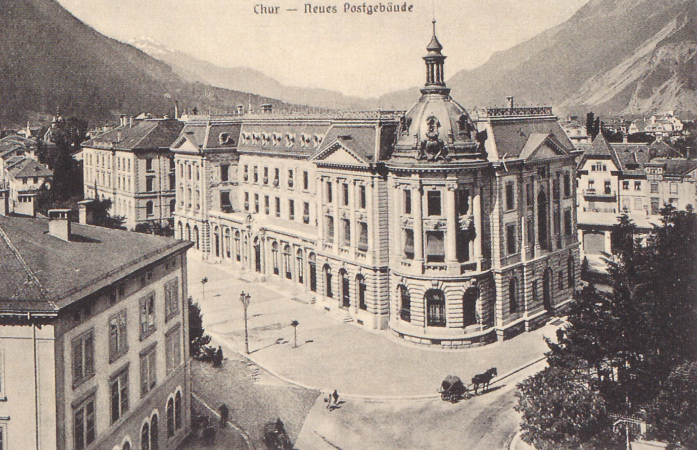 Emplacement unique dans le bâtiment postal historique, Gäuggelistrasse, 7000 Chur, Grisons, CH