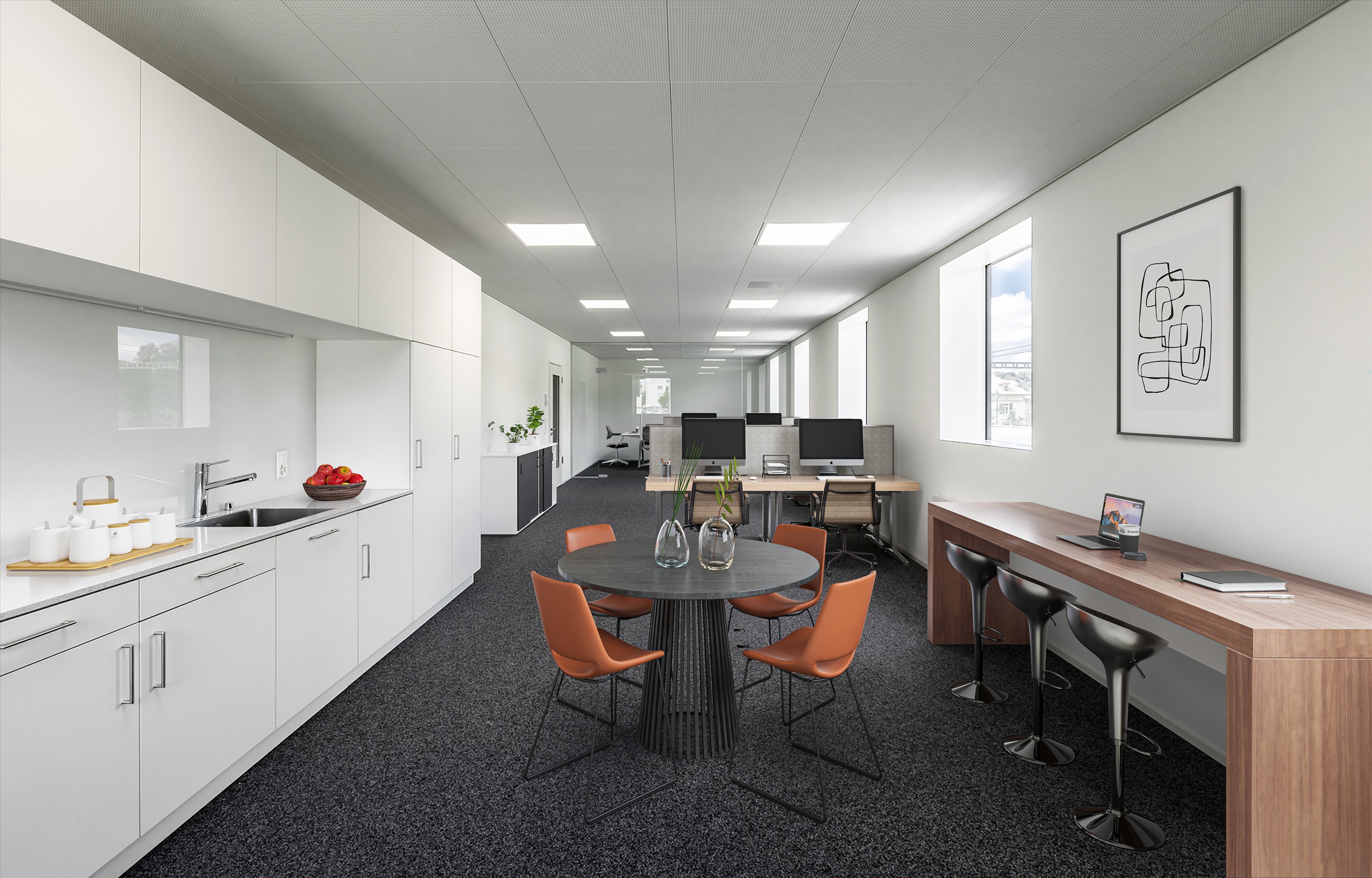 Modern office / practice premises directly at the train station