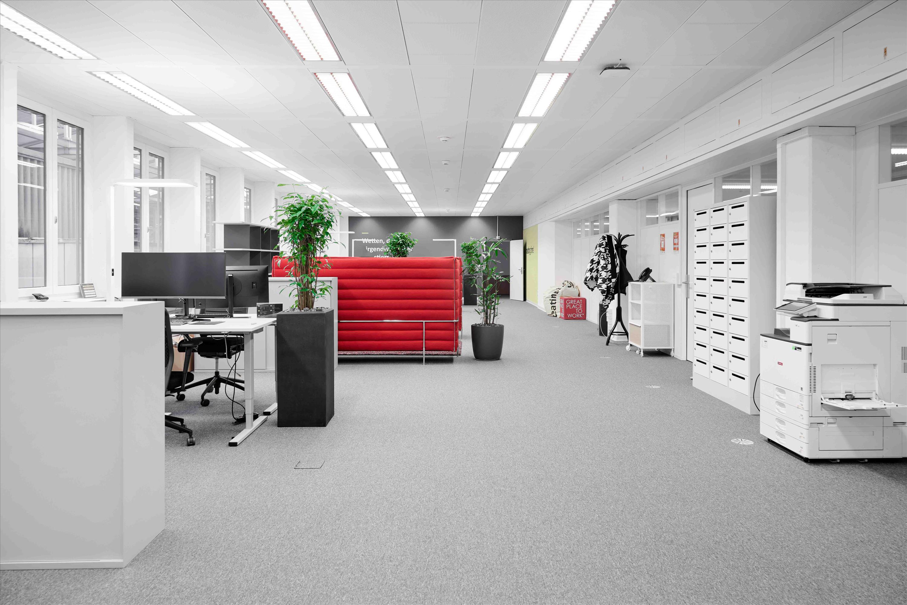 Surface de bureaux aménagée de 135 à 1500 m2 - sur le site Riverside à Zuchwil