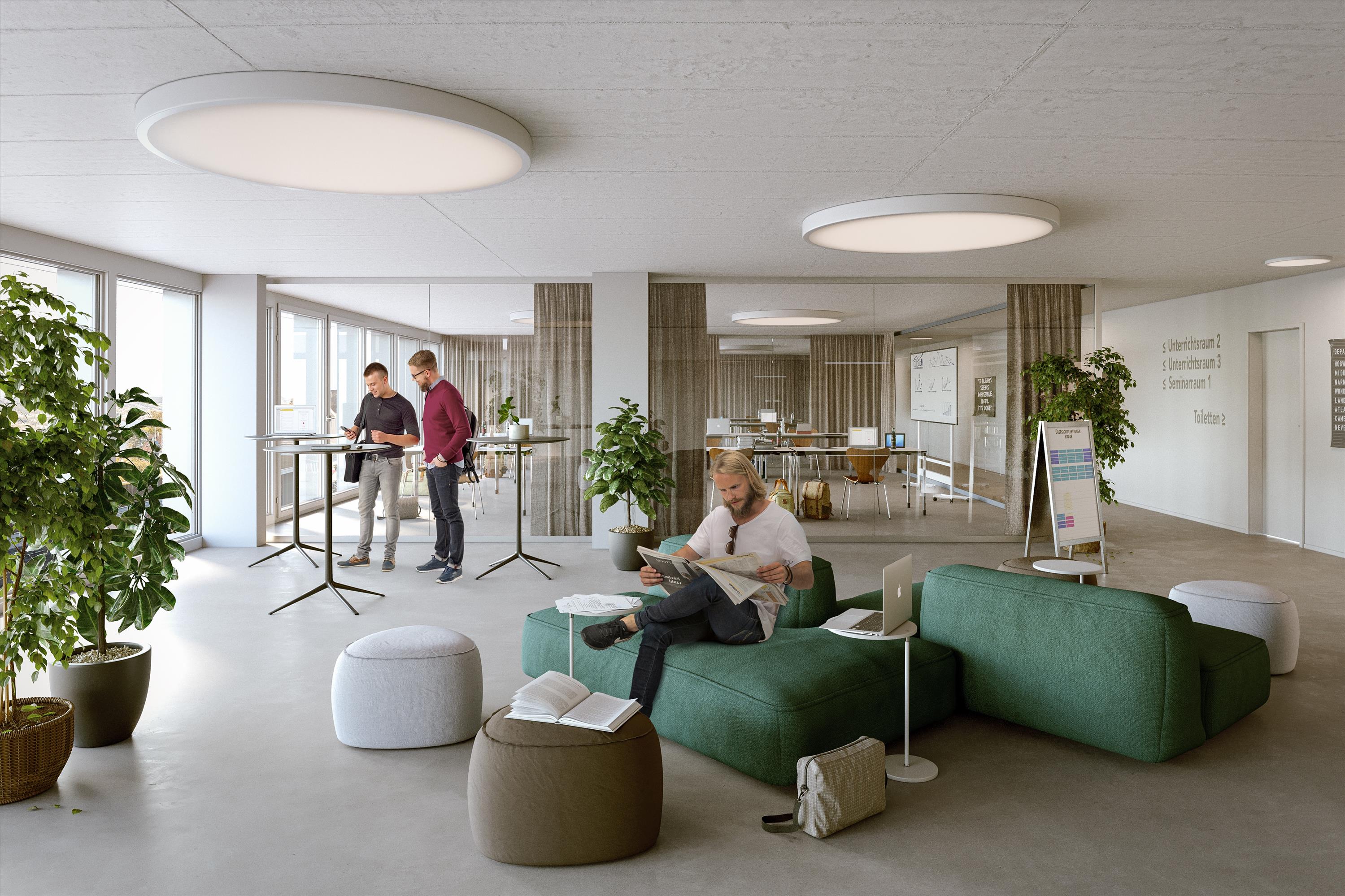 Spazi commerciali e uffici attraenti direttamente alla stazione Horgen Oberdorf, Fabrikgasse / Dammstrasse, 8810 Horgen, Zurich, CH