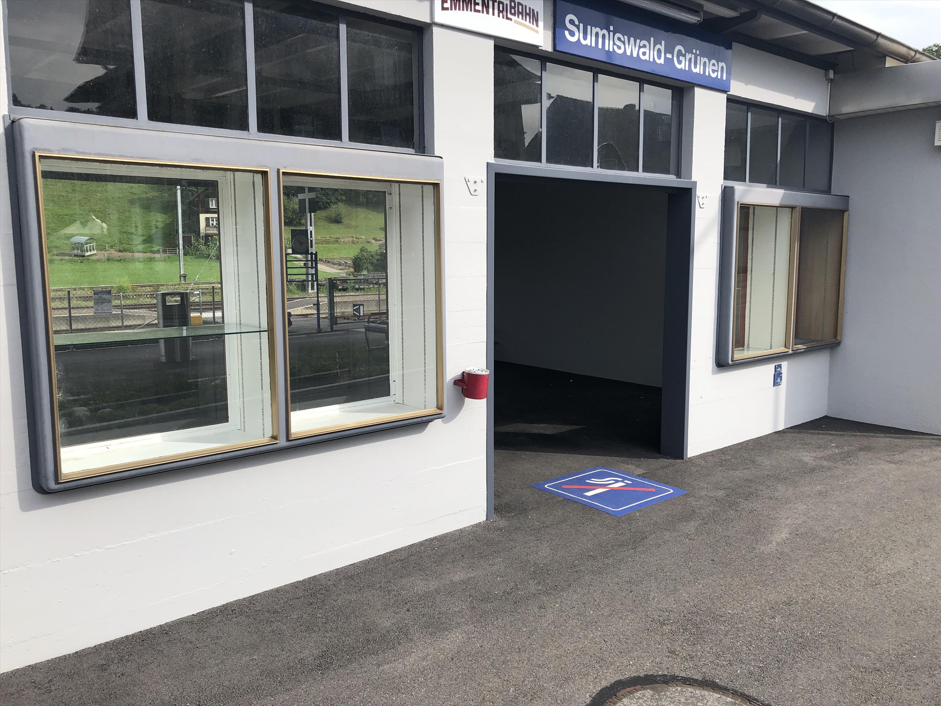 Placez votre publicité à la gare de Sumiswald-Grünen, Bahnhofstr., 3455 Grünen, Bern, CH