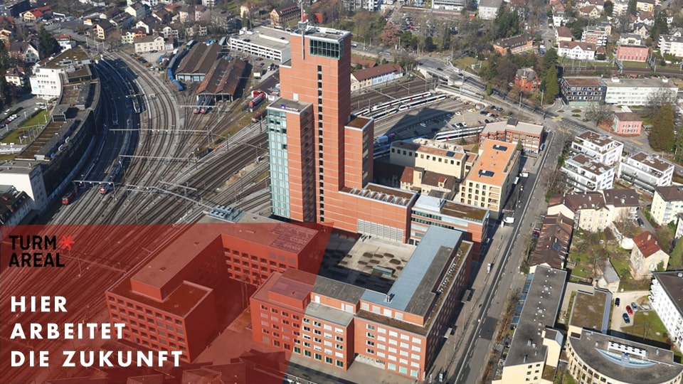 Il vostro nuovo ufficio al 12° piano – Lavorare con una vista panoramica a Winterthur!