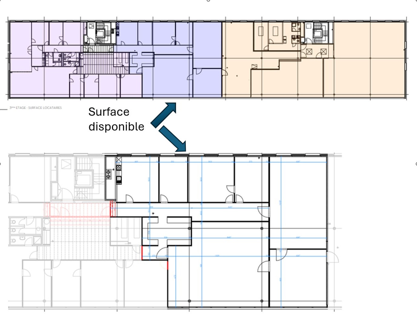 In attico - Ampia superficie per uffici al Cormanon Centre, Rue du Centre - 8, 1752 Villars-sur-Glâne, Fribourg, CH