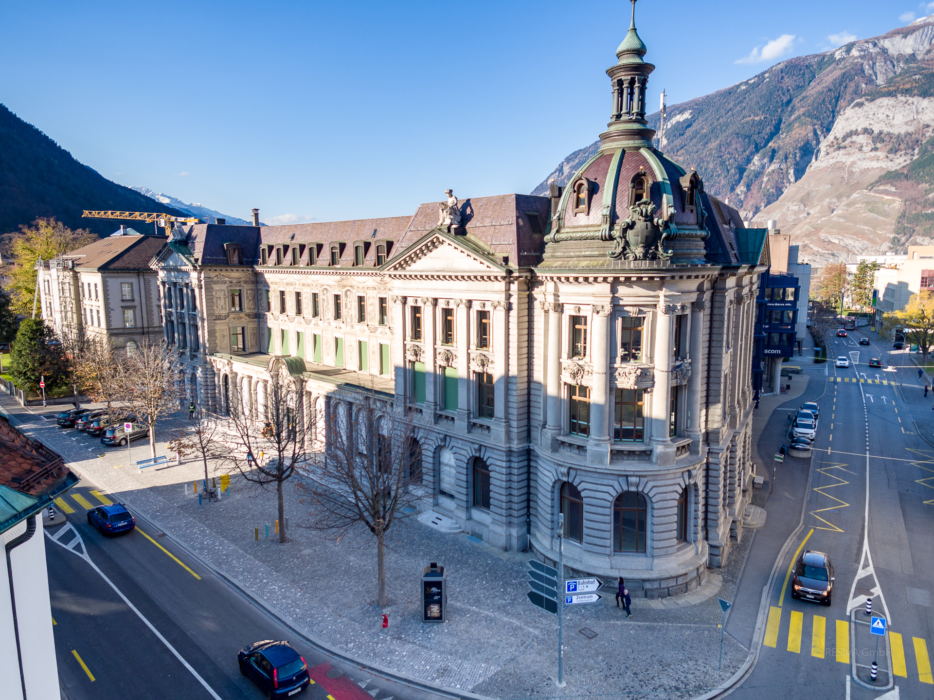 Emplacement unique dans le bâtiment postal historique, Gäuggelistrasse, 7000 Chur, Grisons, CH