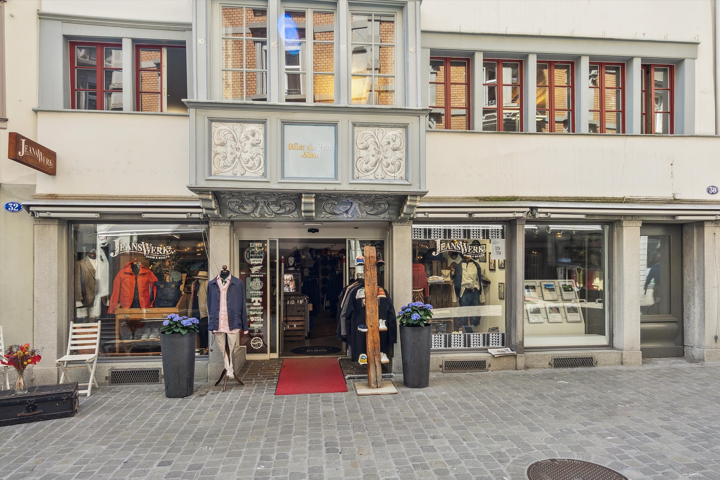Surface commerciale et professionnelle attrayante en emplacement central - 430 m², Spisergasse, 9000 St. Gallen, St. Gallen, CH