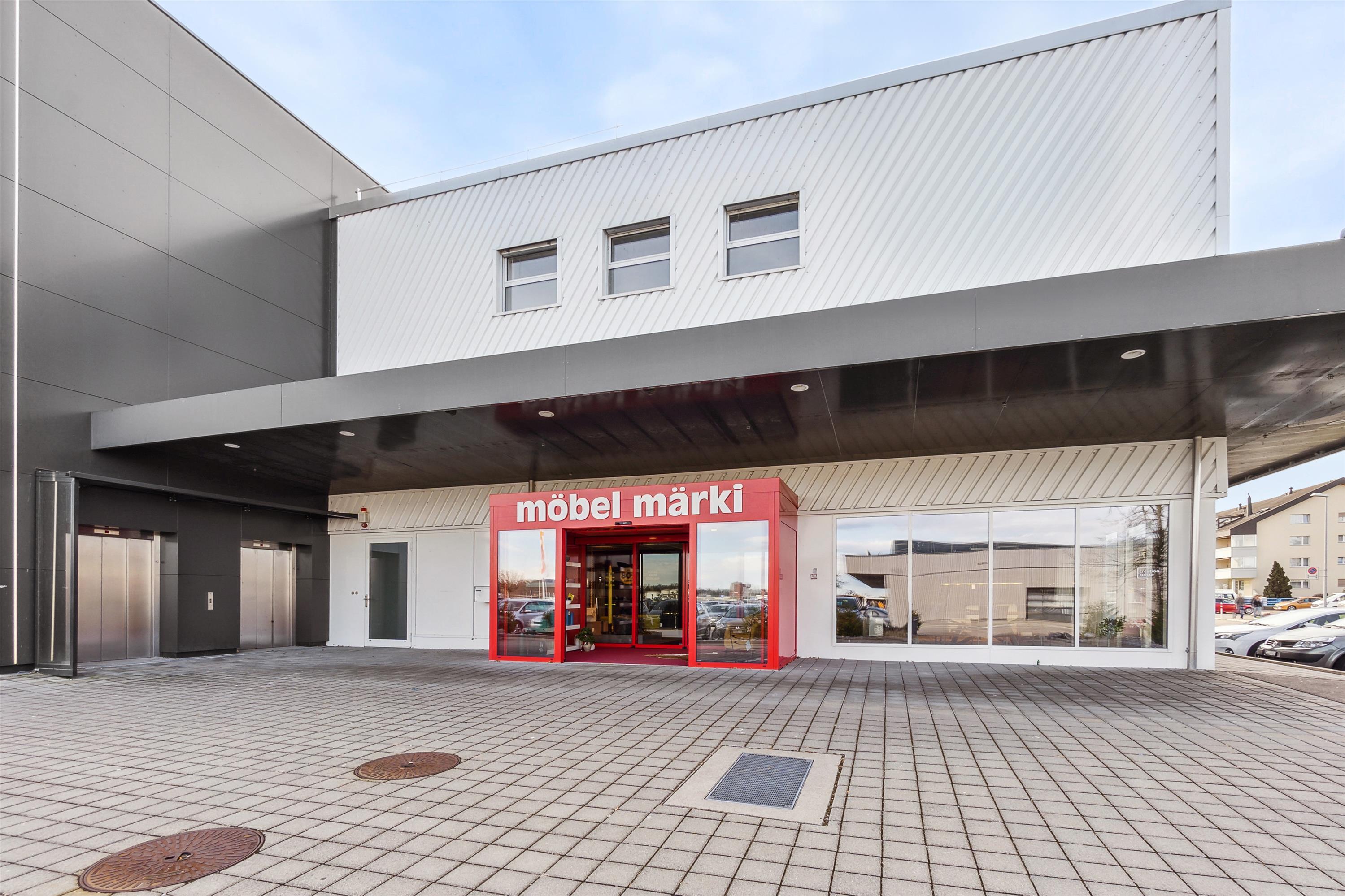 Surface commerciale attrayante de 253 m2 dans un parc commercial avec un mix locatif intéressant, Breitestrasse, 9532 Rickenbach b. Wil, Thurgau, CH
