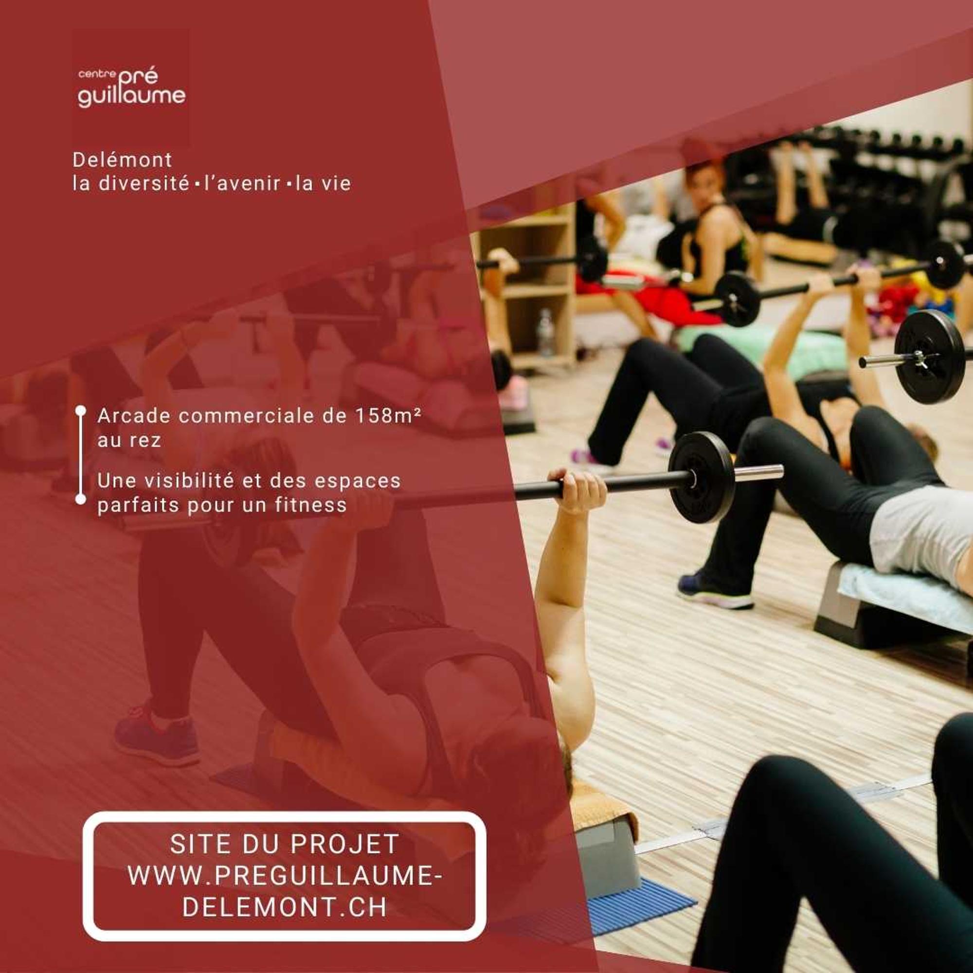 Espace commercial modulable dès 63m2 à 530m2, Rue de l'Avenir, 2800 Delémont, Jura, CH
