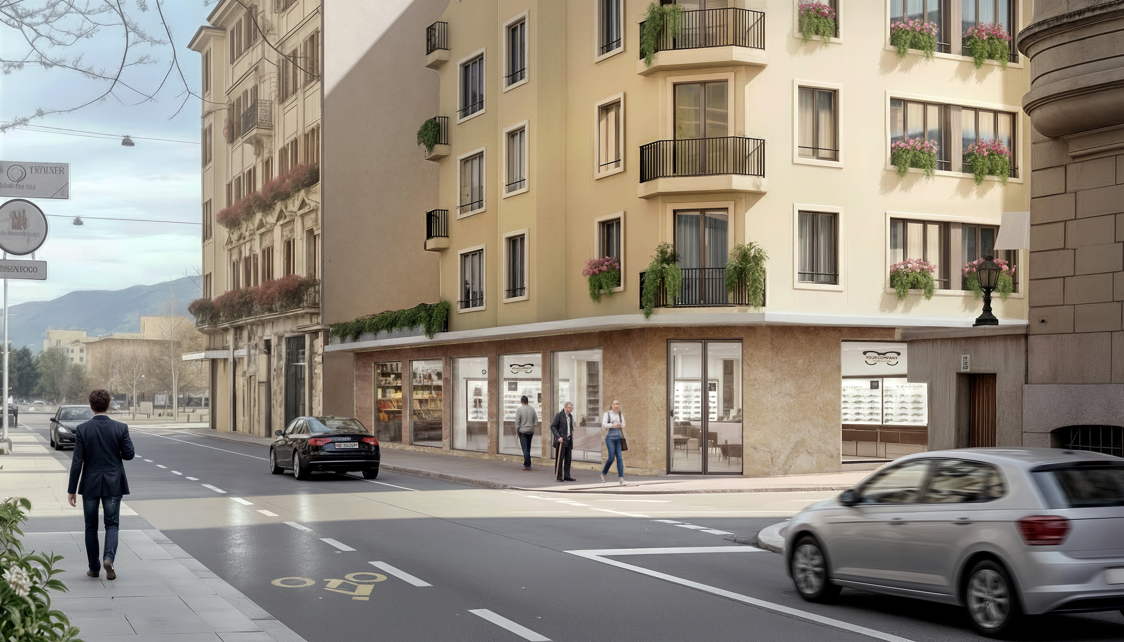 Belle visibilité pour cette arcade neuve à aménager selon votre projet, Rue des Charmilles, 1203 Genève, Geneva, CH