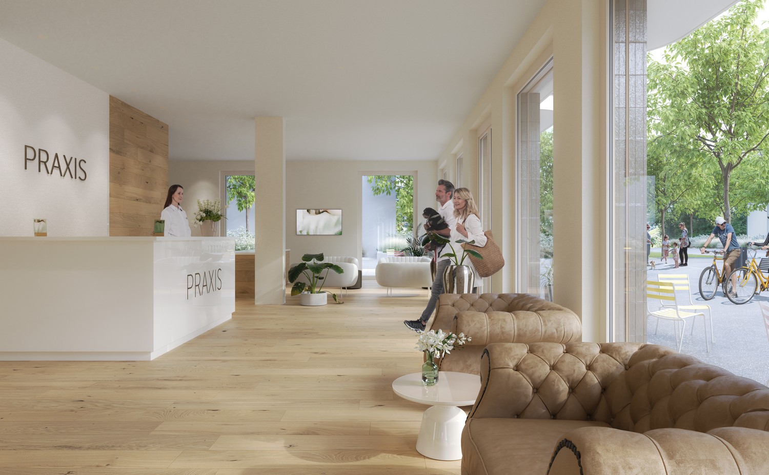 Lichtdurchflutete Gewerbefläche im Neubau Haus «Caviva», Rheinfelsstrasse 64, Quartier Kleinbruggen, 7000 Chur, Graubünden, CH