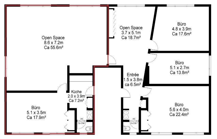 Ihr Gewerbeobjekt über 84m2 im Zentrum von Horw!, Schulhausstrasse, 6048 Horw, Lucerne, CH