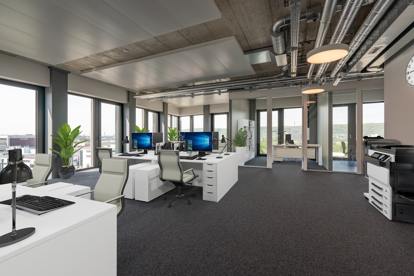 Pronto per lavorare - Spazio ufficio completamente allestito, Hohenrainstrasse, 4133 Pratteln, Basel-Landschaft, CH