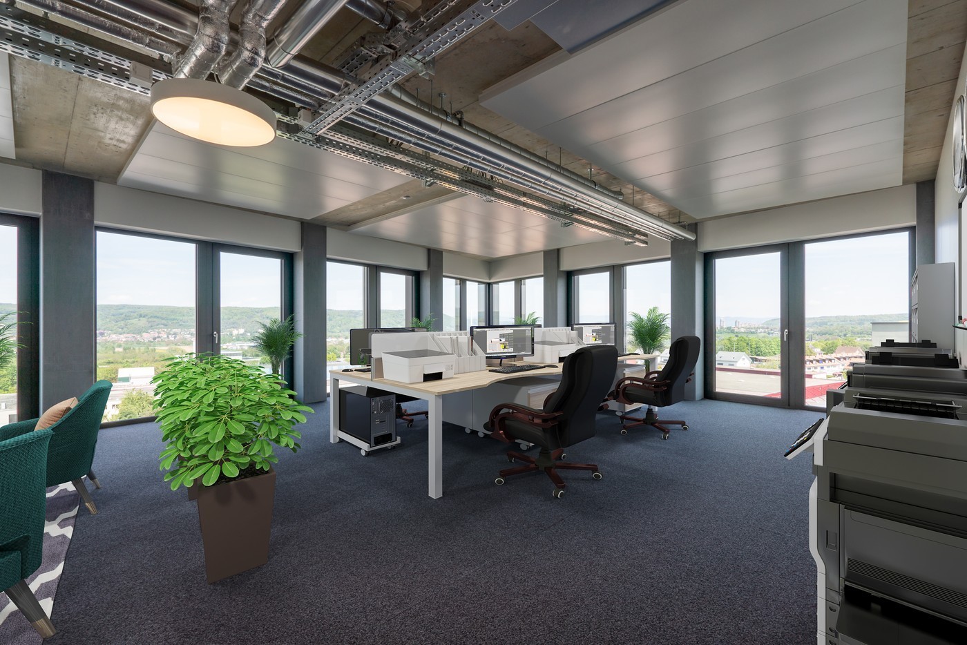 Pronto per lavorare - Spazio ufficio completamente allestito, Hohenrainstrasse, 4133 Pratteln, Basel-Landschaft, CH