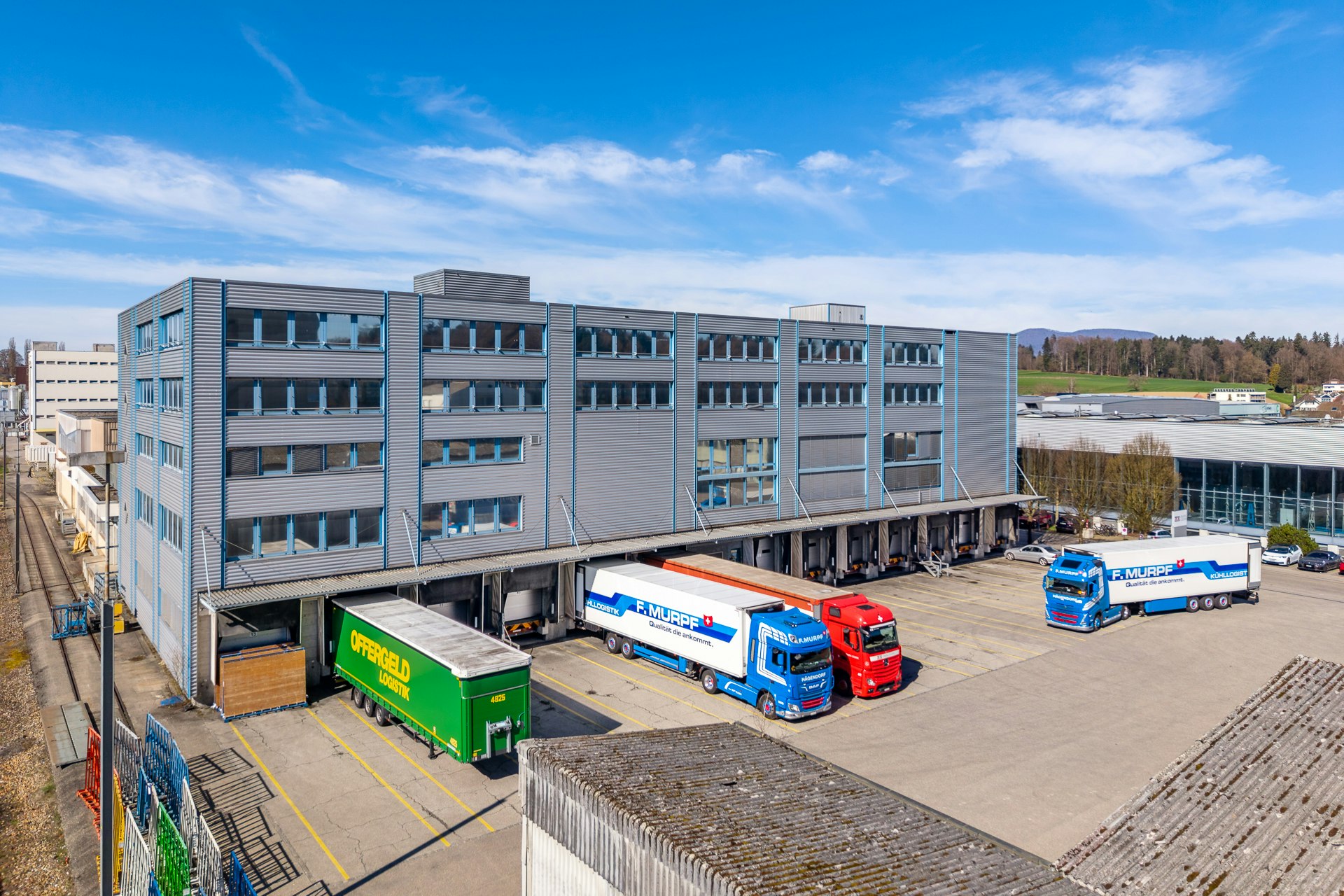 Fino a 20.000 m² di superfici per magazzino/logistica | Rampe | 130 posti auto | disponibile 2028 | locazione parziale, Industriestrasse, 4922 Thunstetten, Bern, CH