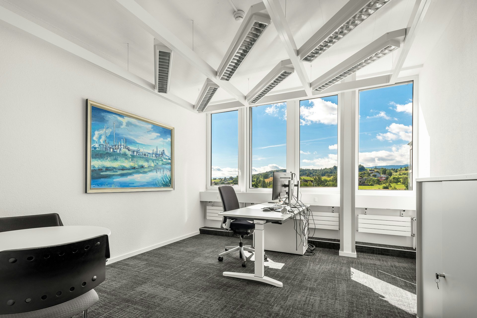 Had enough of the home office? Office spaces from 12 m² with a campus feel, Bachtobelstrasse, 8810 Horgen, Zurich, CH