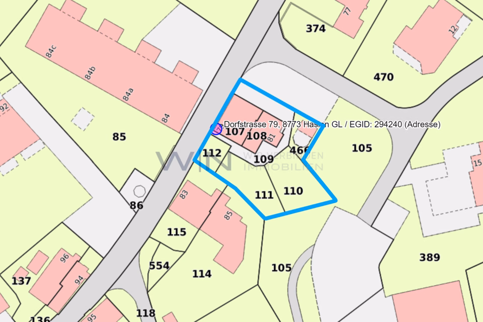 Projet de nouvelle construction approuvé - situation ensoleillée et surélevée, 8773 Glarus Süd, Glarus, CH