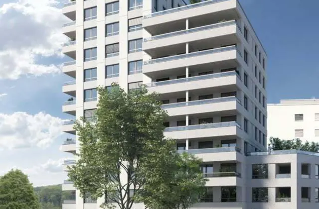 Au cœur du "nouveau" centre de Neuhausen.