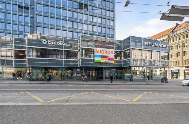 Surface commerciale ou pop-up au rez-de-chaussée du Neumarkt 4