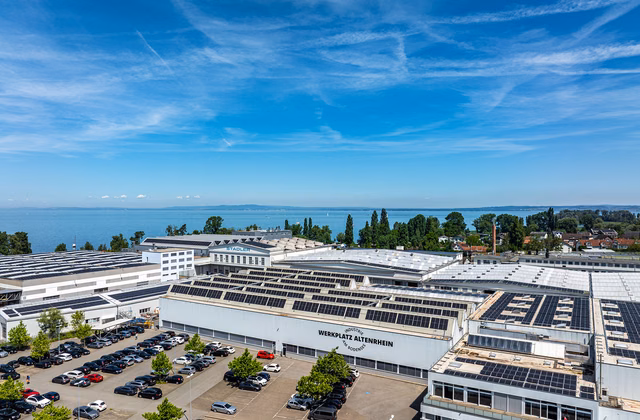 Site de production Altenrhein - Halle d'atelier spacieuse
