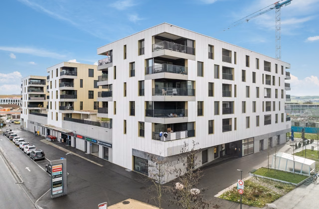 Au sein d'un centre commercial à Orbe