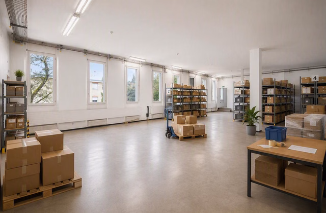 Più spazio per la Sua attività: 305 m² di superficie di magazzino con montacarichi