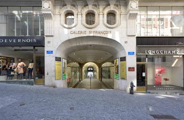 Vitrine à louer à la Galerie Saint-François