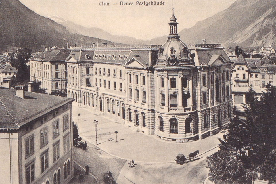 Emplacement unique dans le bâtiment postal historique, Gäuggelistrasse, 7000 Chur, Grisons, CH