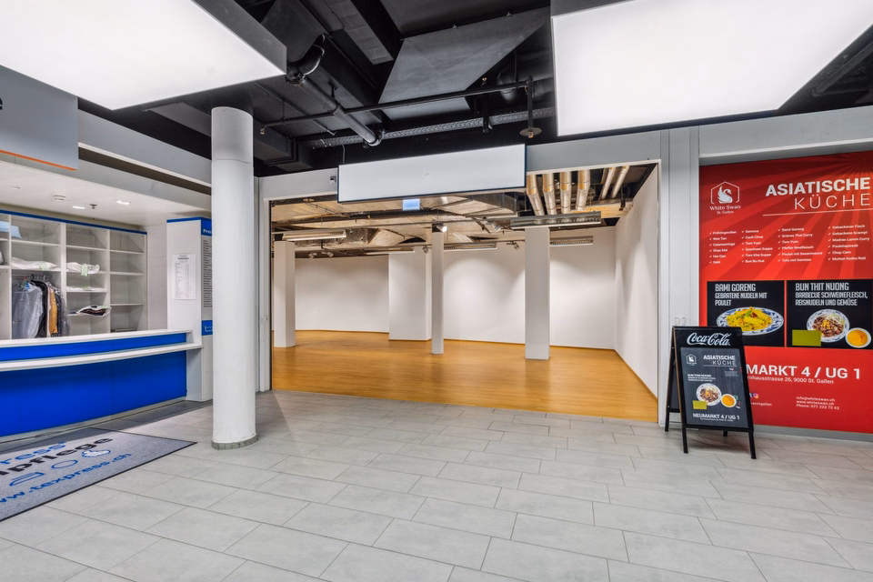 Commercial space or pop-up on the ground floor of Neumarkt 4, Kornhausstr., 9000 St. Gallen, St. Gallen, CH