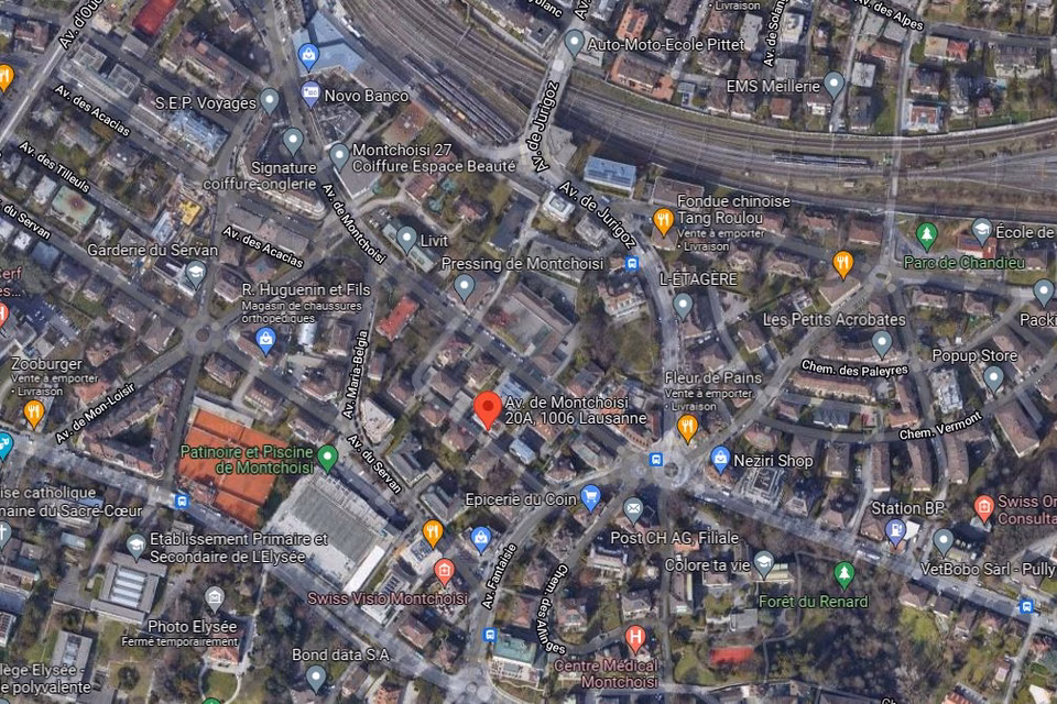 Posto auto interno in affitto, quartiere sotto-stazione, Av. de Montchoisi 20A, PP, 1006 Lausanne, Vaud, CH