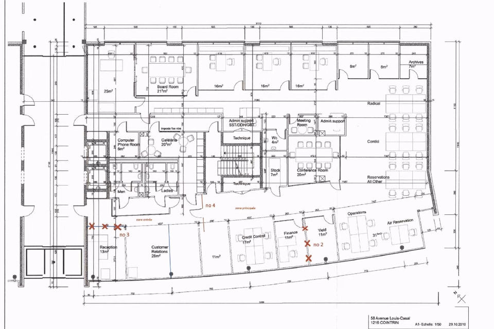 Magnifica superficie ad uso ufficio situata al piano terra di un elegante edificio, Avenue Louis Casai, 1216 Cointrin, Geneva, CH