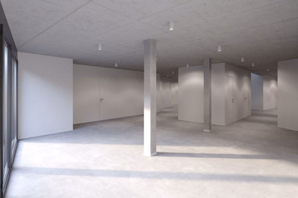 Locaux commerciaux centraux et modulables sur le site Horgen Oberdorf, Fabrikgasse / Dammstrasse, 8810 Horgen, Zurich, CH