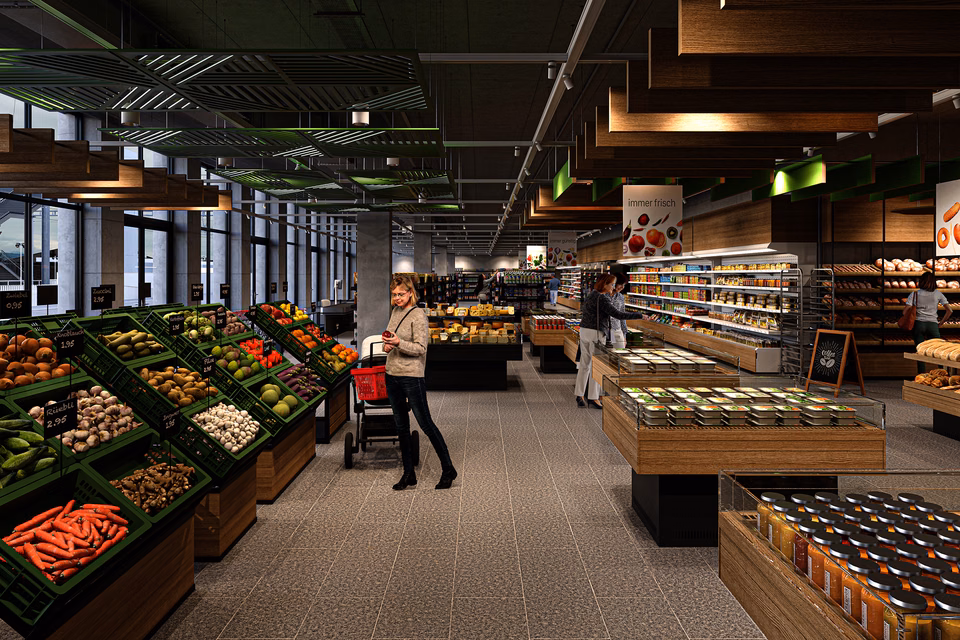Locaux commerciaux et bureaux attractifs directement à la gare de Horgen Oberdorf, Fabrikgasse / Dammstrasse, 8810 Horgen, Zurich, CH