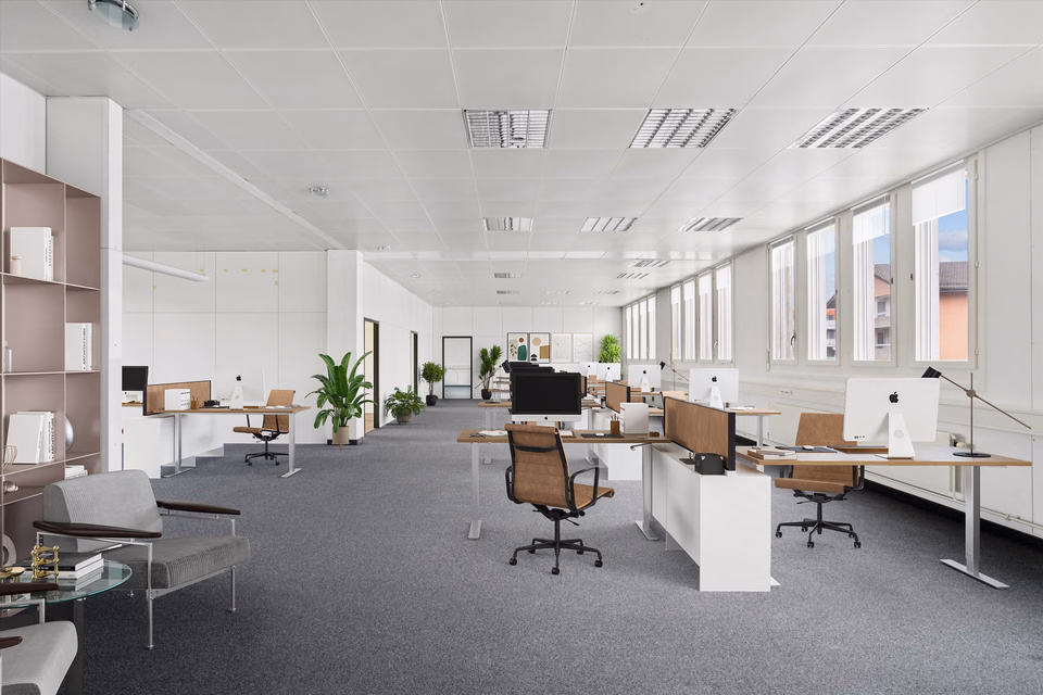 Beaucoup d'espace pour vos idées – 293 m² d'espace commercial baigné de lumière dans un emplacement privilégié, Romanshorner Strasse, 8288 Kreuzlingen, Thurgau, CH