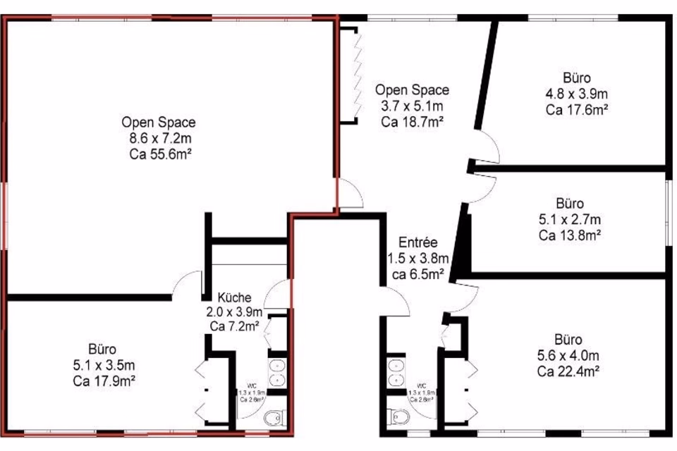 Il vostro immobile commerciale di 84m2 nel centro di Horw!, Schulhausstrasse, 6048 Horw, Lucerne, CH
