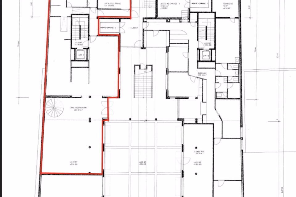 Ausgebaute Gewerbefläche als Restaurant – Stadtzentrum, Avenue du Rothorn, 3960 Sierre, Valais/Wallis, CH