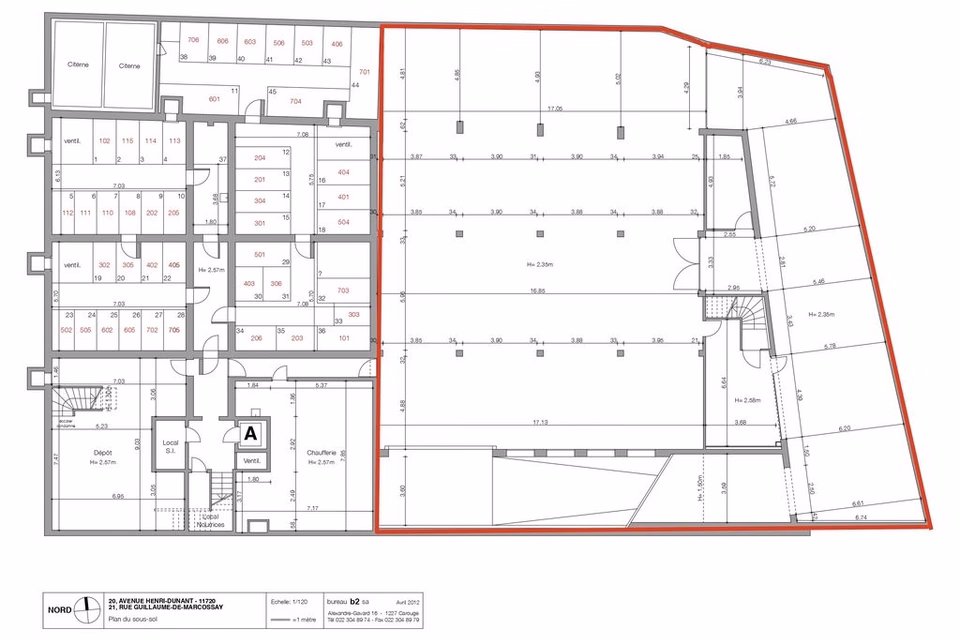 Bella arcade di 610 m² con deposito di 638 m² nel cuore di Plainpalais, Avenue Henri-Dunant, 1205 Genève, Geneva, CH