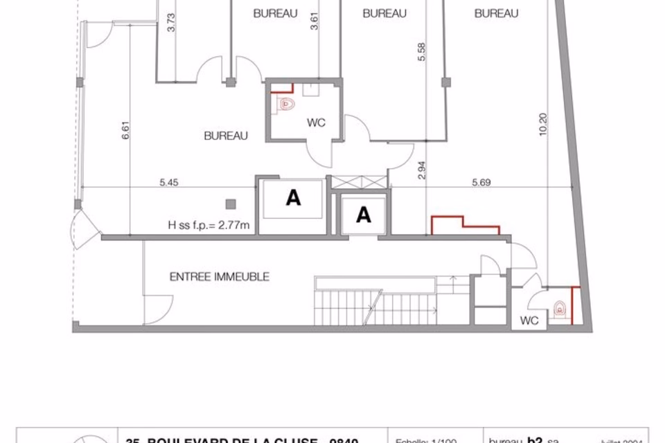 Arcade d'environ 120m2 + sous-sol en face des HUG, Boulevard de la Cluse, 1205 Genève, Geneva, CH