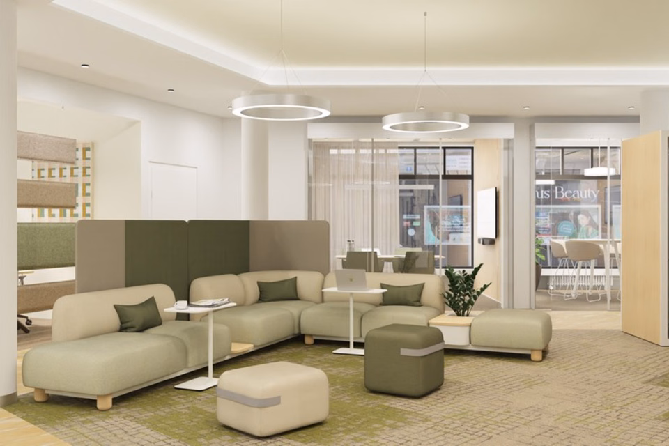 Espace commercial représentatif au ground floor dans un emplacement de premier choix à Zürich-Oerlikon, Schaffhauserstrasse, 8050 Zürich, Zurich, CH