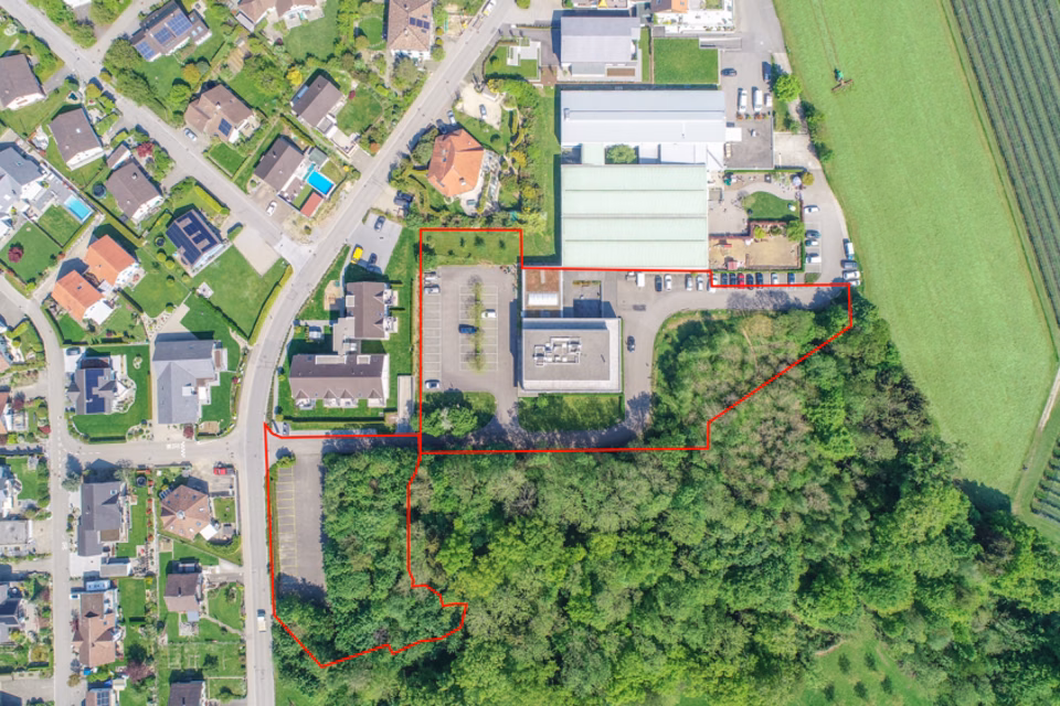 Bureaux, stockage, production, habitation - tout sous un même toit, Andhauserstrasse, 8572 Berg, Thurgau, CH