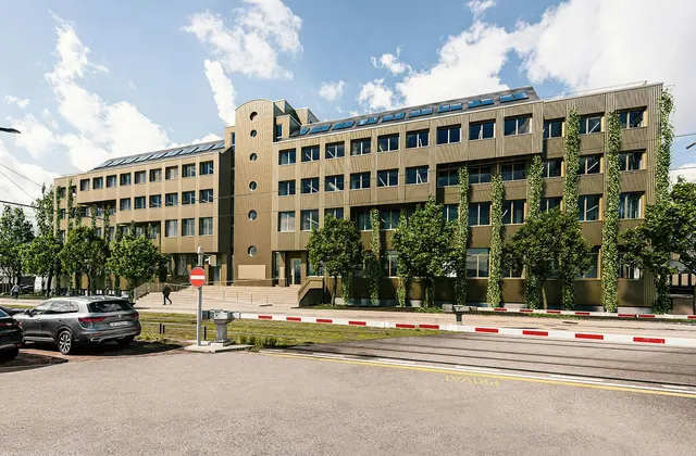 Espace de bureaux neuf et climatisé avec vue directe sur la piste 16/34