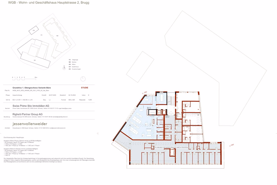 Votre nouveau site de bureaux ou cabinet d'environ 237 m² à Brugg - élégant et confortable !, Hauptstrasse, 5200 Brugg, Aargau, CH