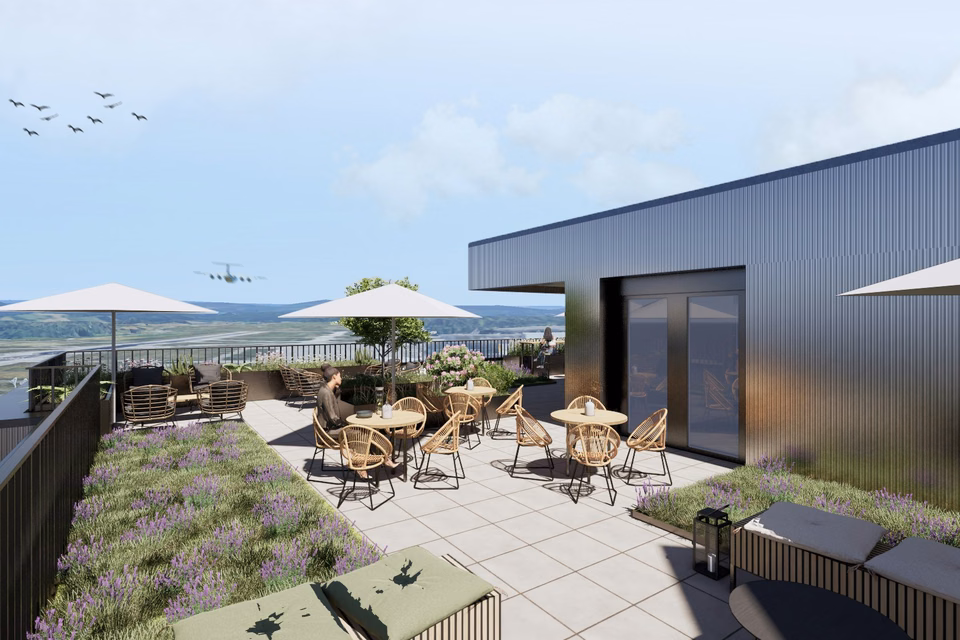 500 m² ufficio quasi nuovo, climatizzato, con vista diretta sulle attività di volo, Flughofstrasse, 8152 Glattbrugg, Zurich, CH