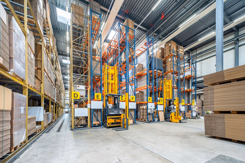 Magazzino ad alta scaffalatura semiautomatico con ca. 2'200 posti pallet standard in locazione a lungo termine, Althardstrasse, 8105 Regensdorf, Zurich, CH